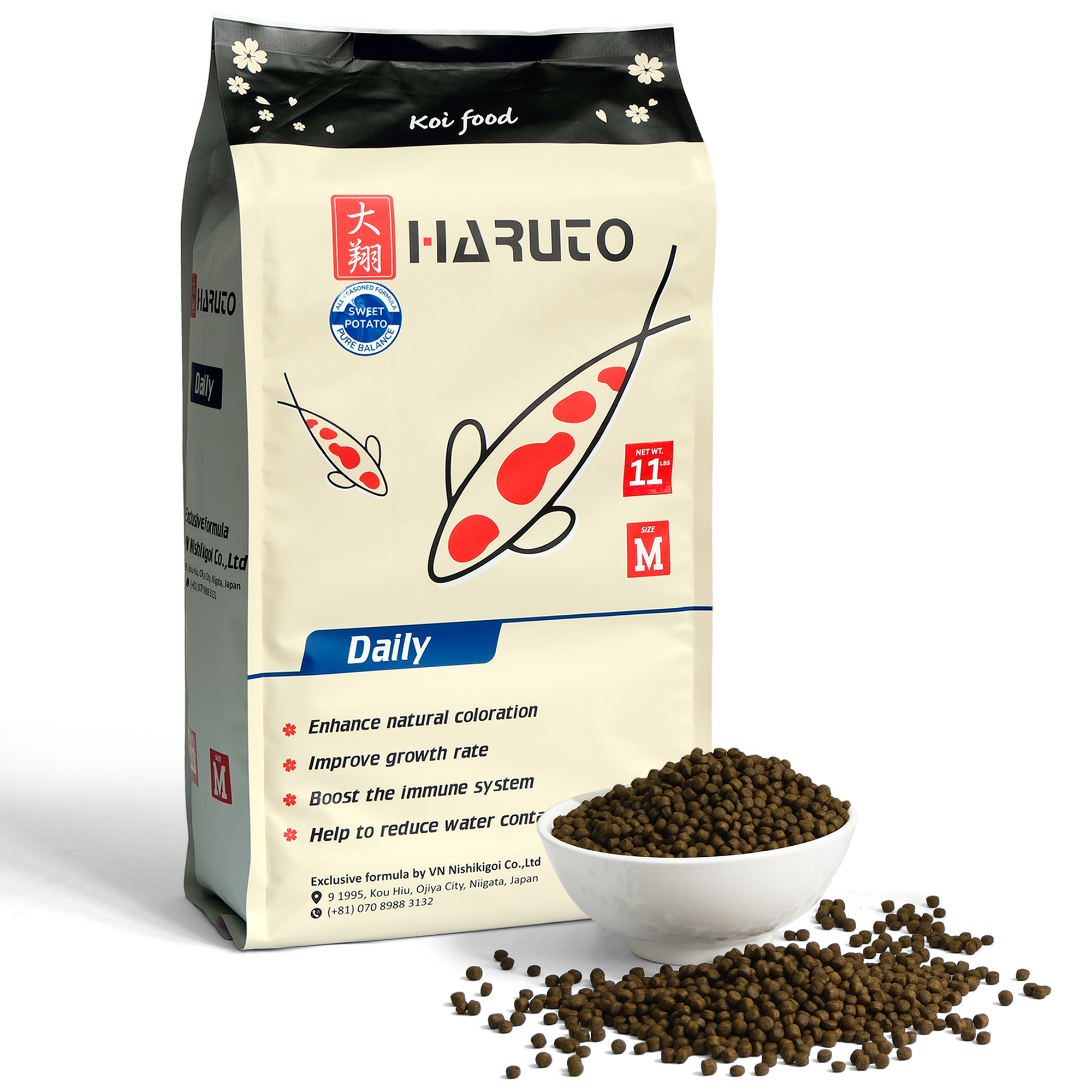 Haruto Daily Koi Food bag